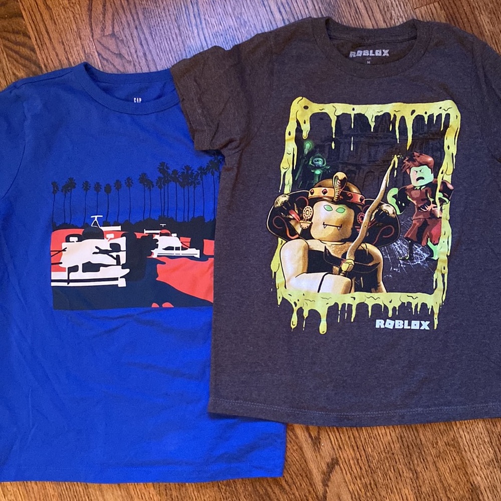 Boys Short Sleeve Graphic Tee Shirts (2)